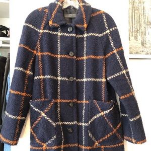 Women’s ZARA plaid coat
